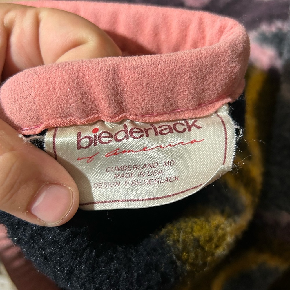 Vtg 1984 Disney Baby Daisy Duck Biederlack Blanket 38”x27” Made in USA - Picture 9 of 9